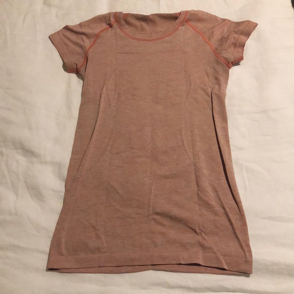 Small lululemon shirt orange in color